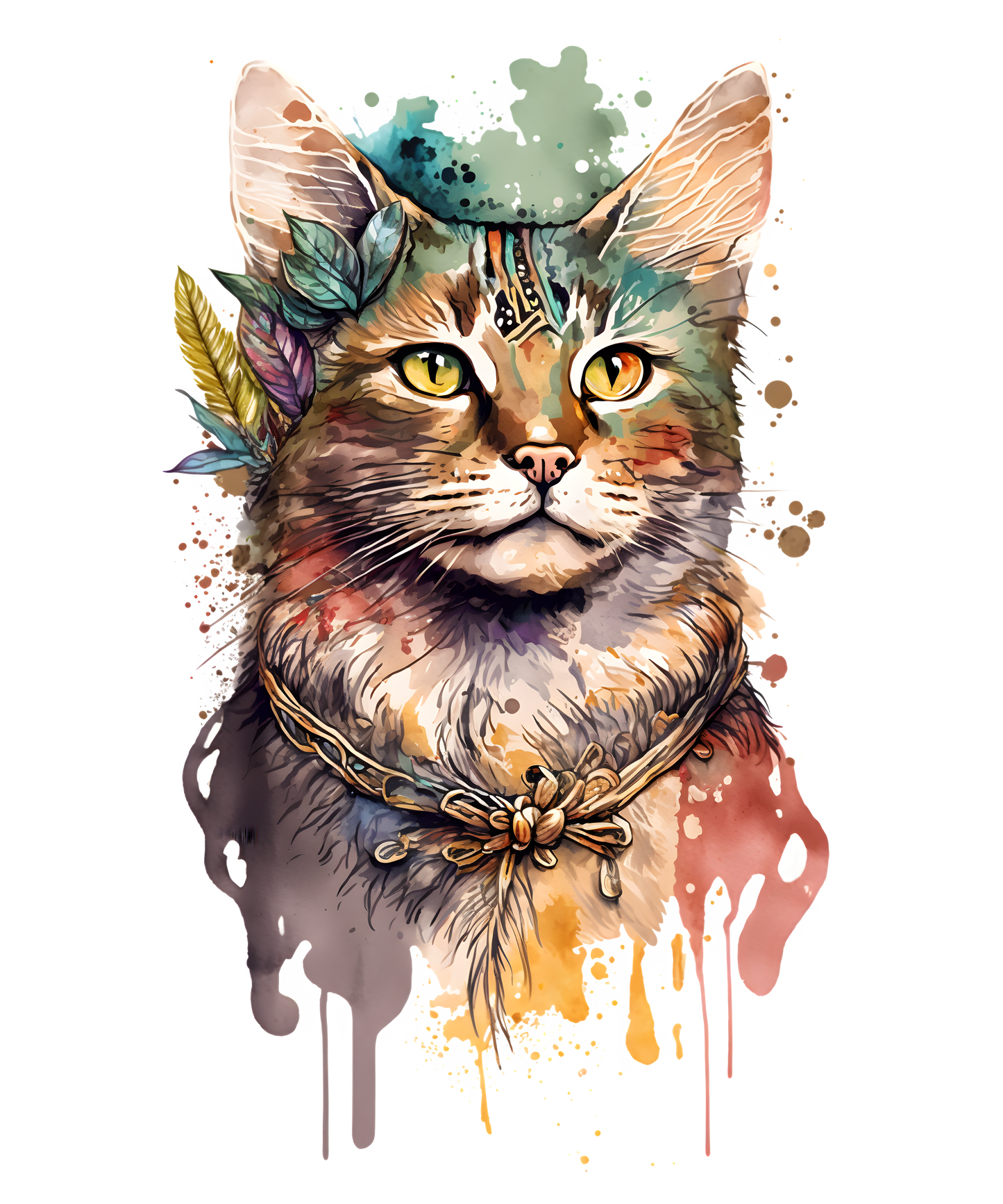 Brillenputztuch Vorlage Katzen