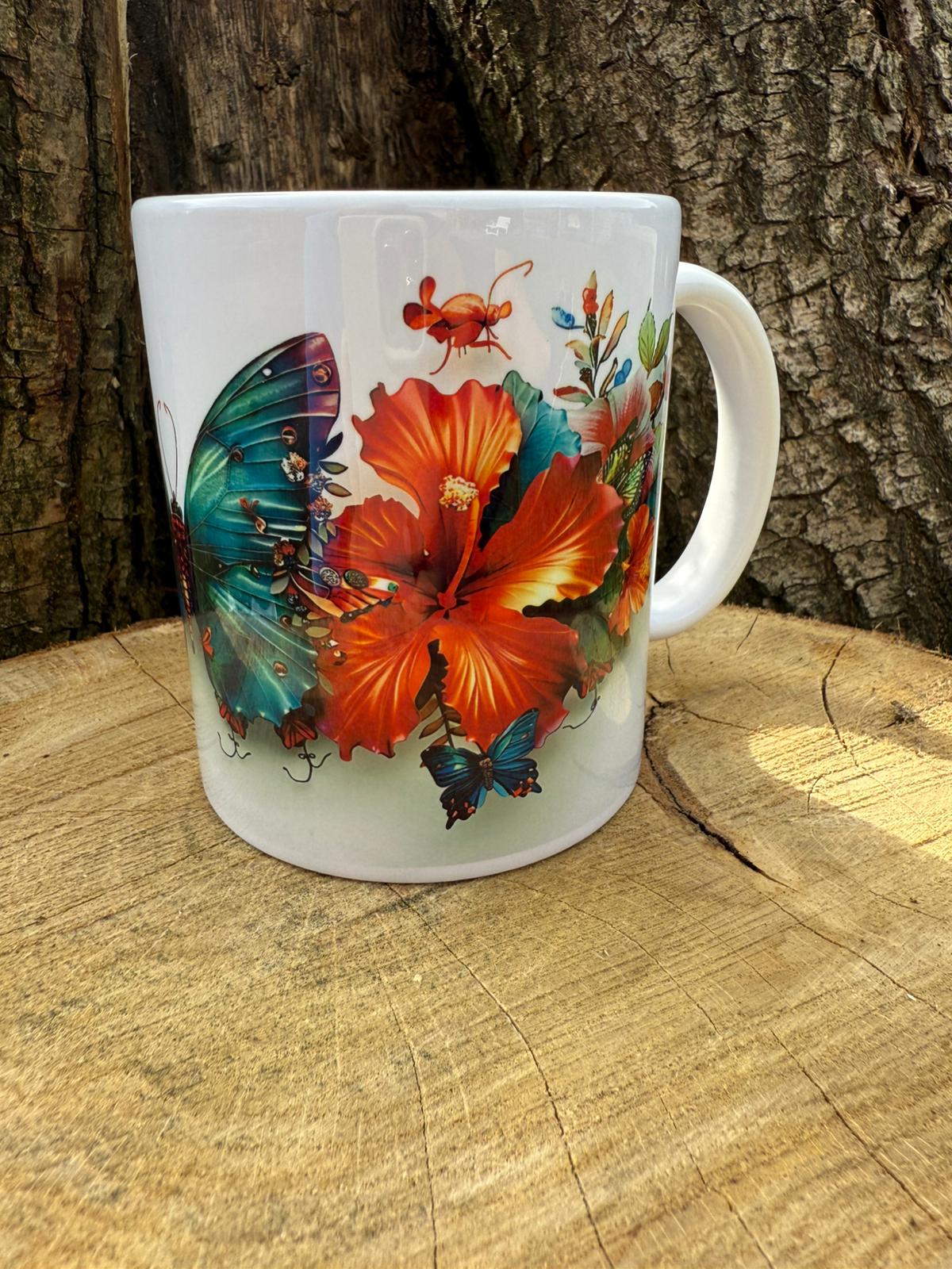 Schmetterling Tassen