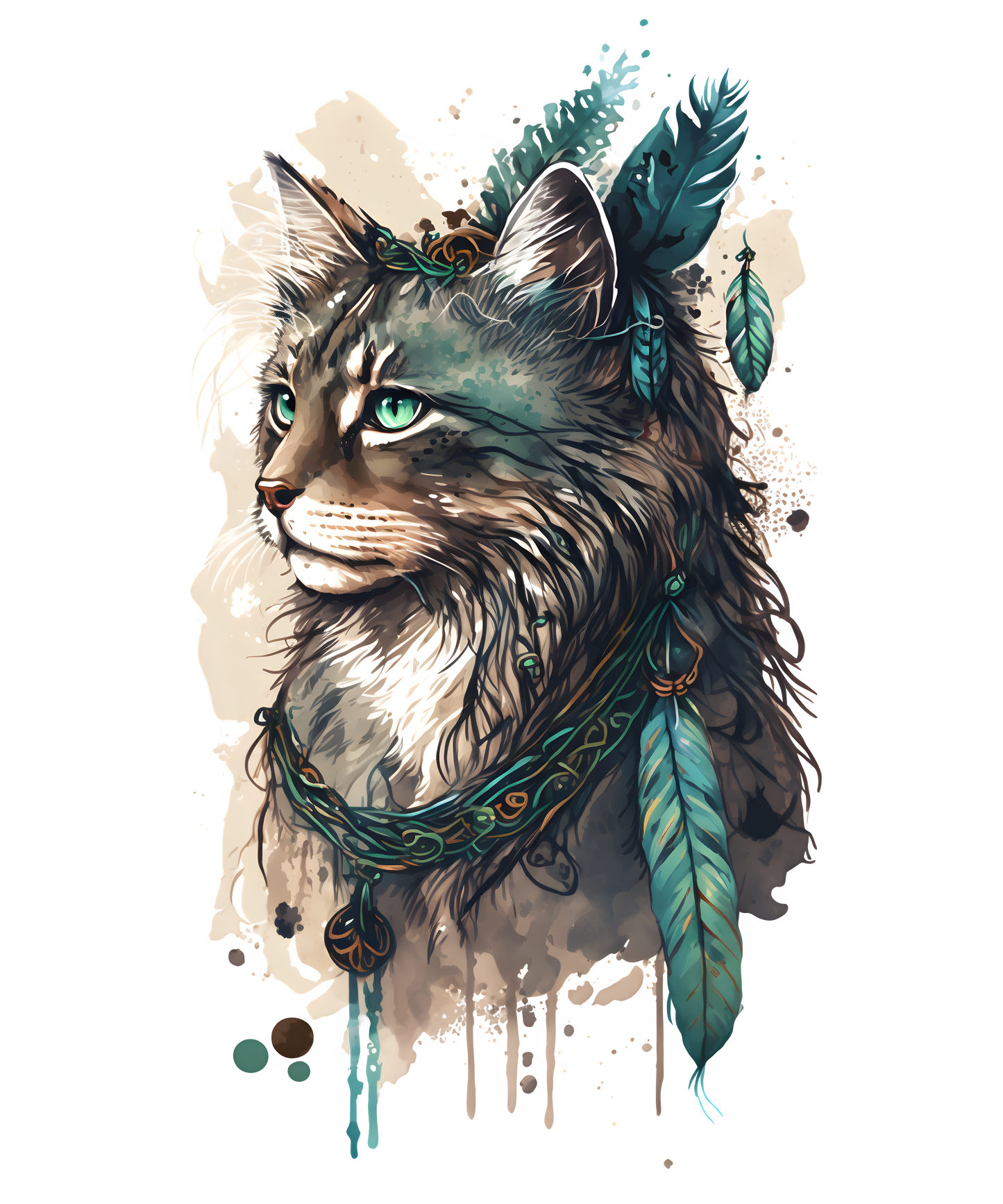 Brillenputztuch Vorlage Katzen