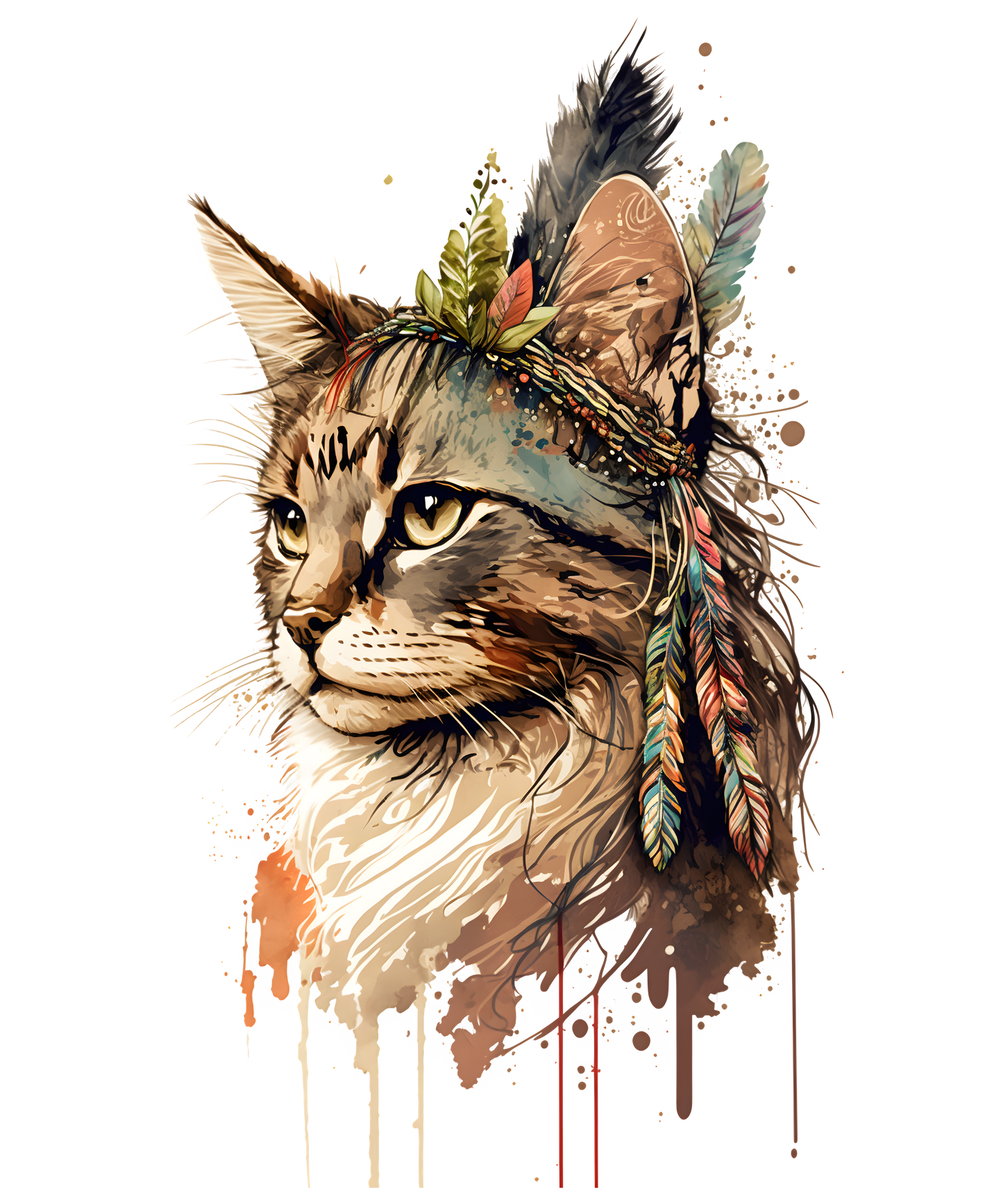 Brillenputztuch Vorlage Katzen