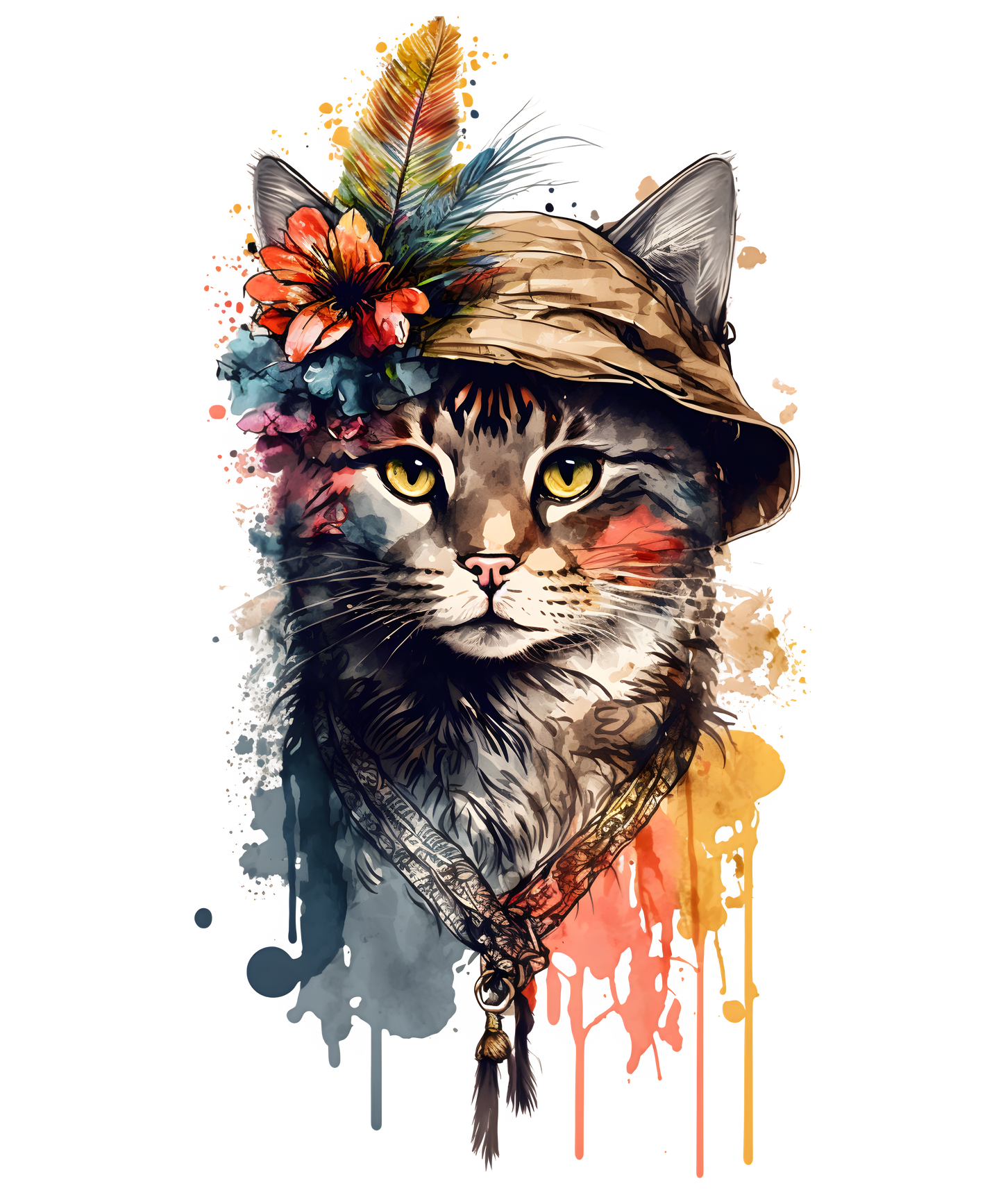 Brillenputztuch Vorlage Katzen