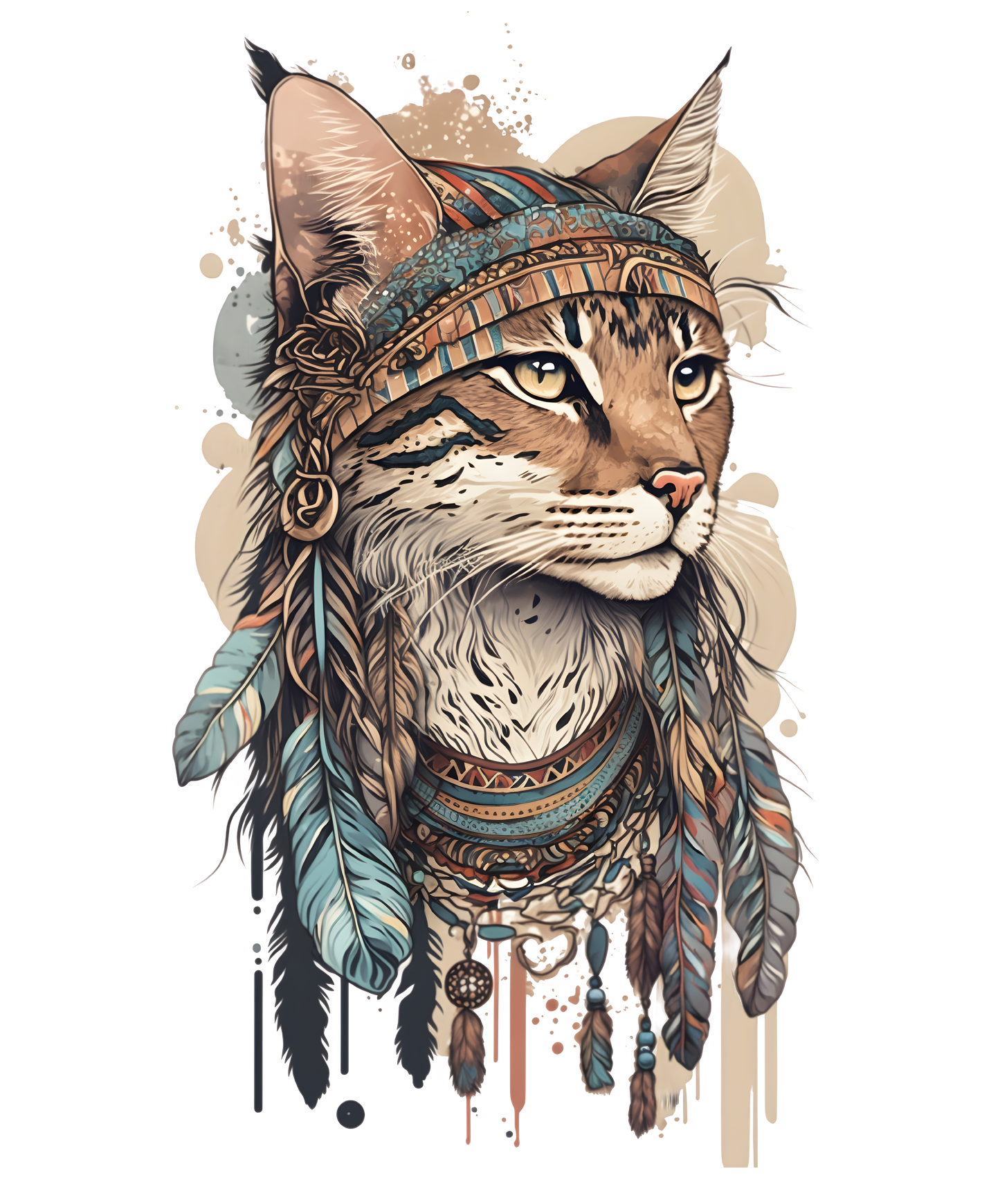 Brillenputztuch Vorlage Katzen