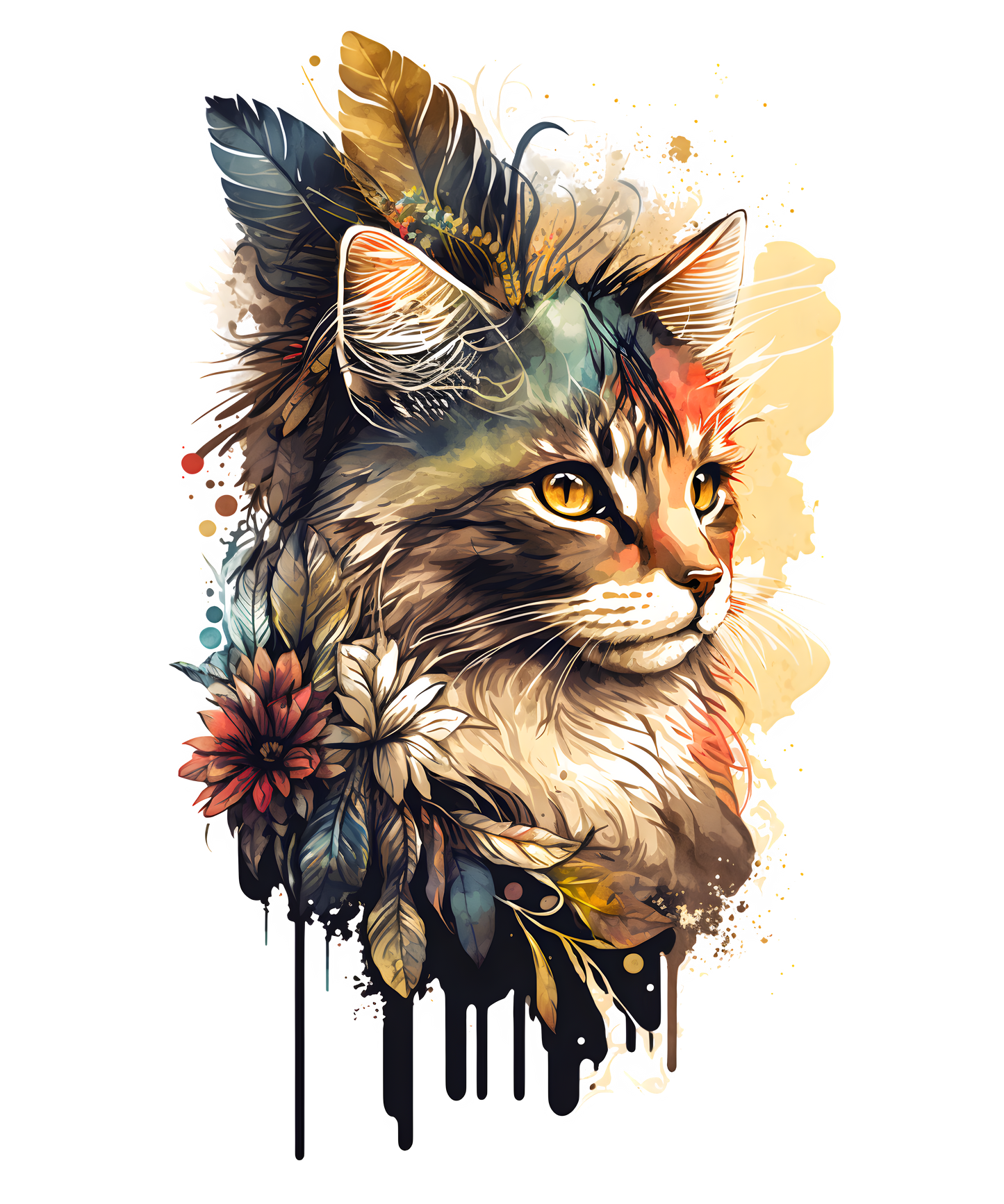 Brillenputztuch Vorlage Katzen