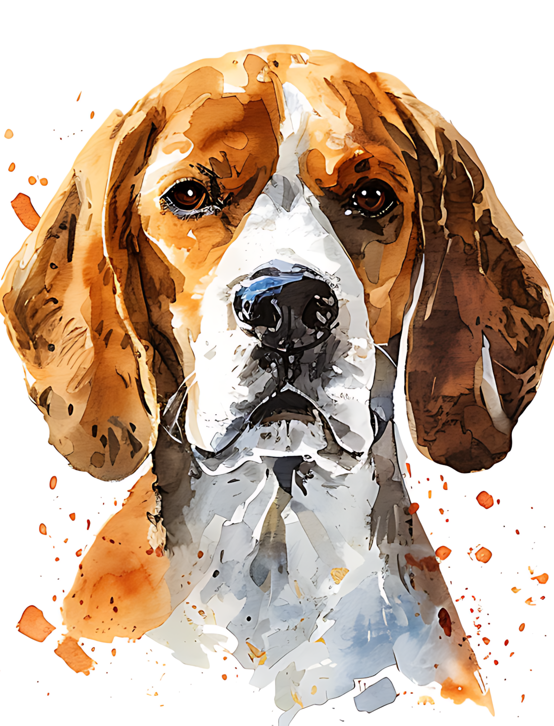 Brillenputztuch Vorlage Hund