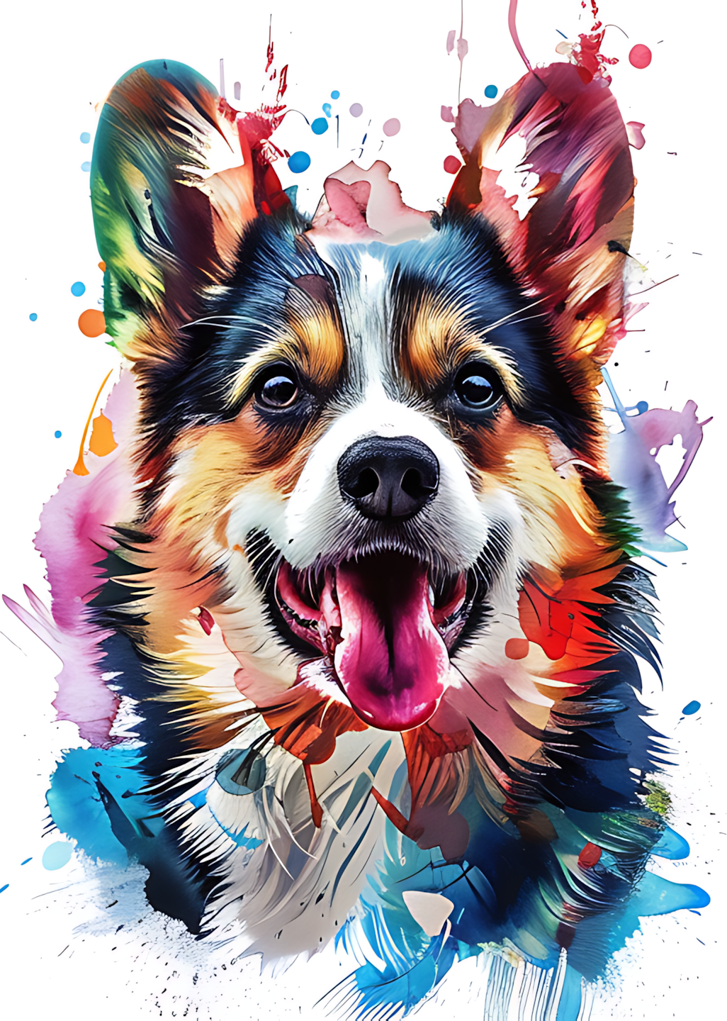 Brillenputztuch Vorlage Hund