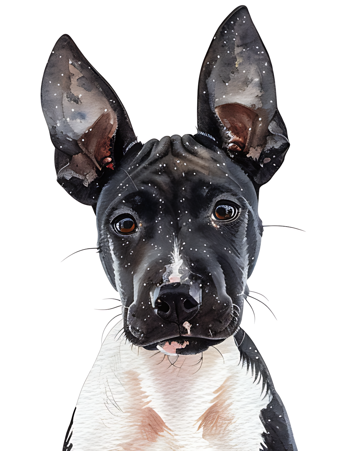 Brillenputztuch Vorlage Hund