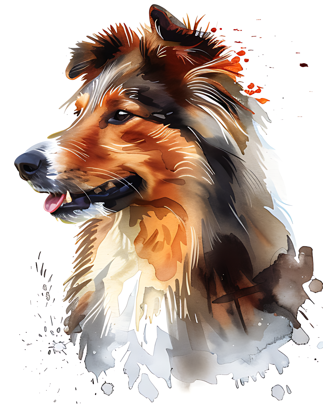 Brillenputztuch Vorlage Hund