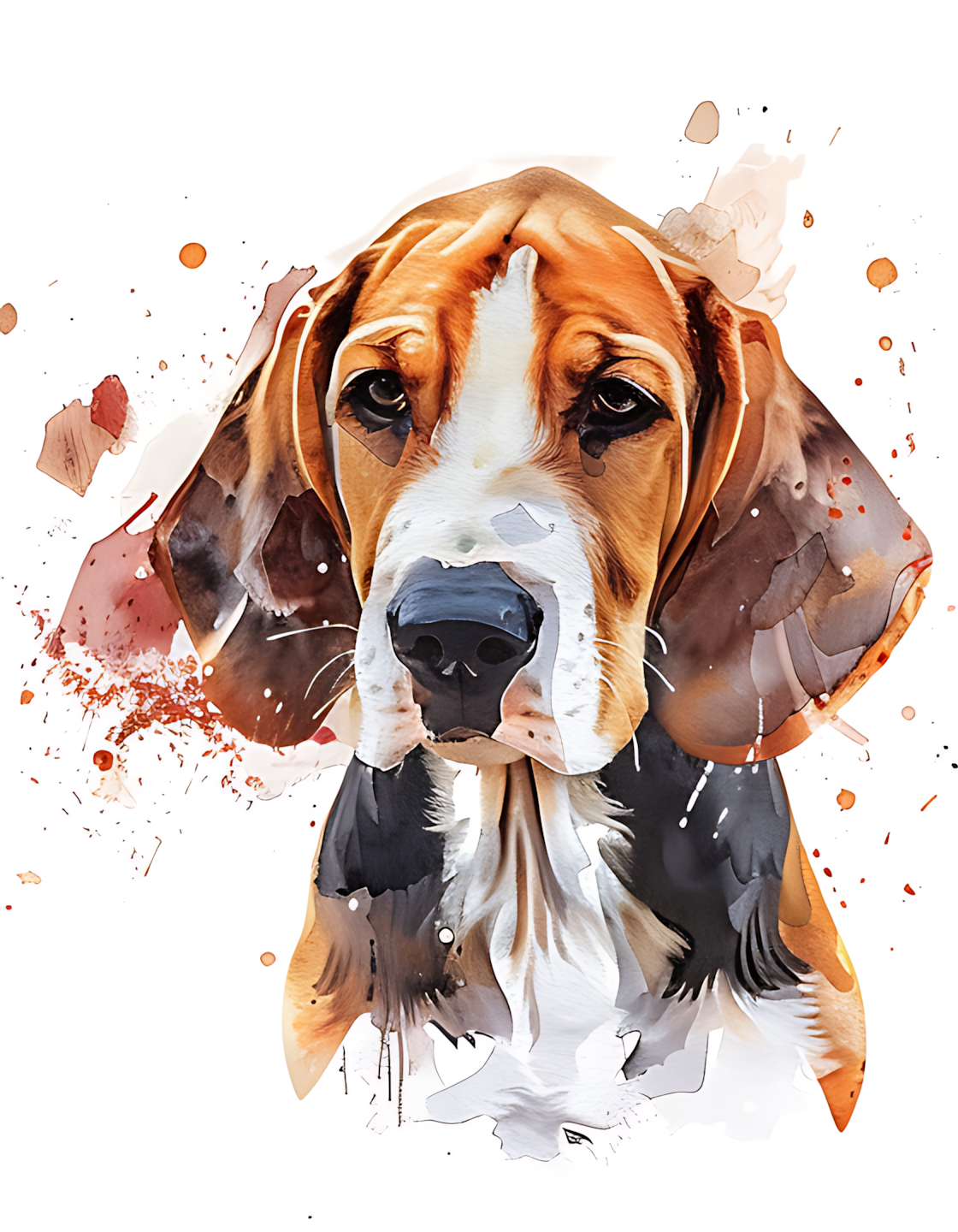 Brillenputztuch Vorlage Hund