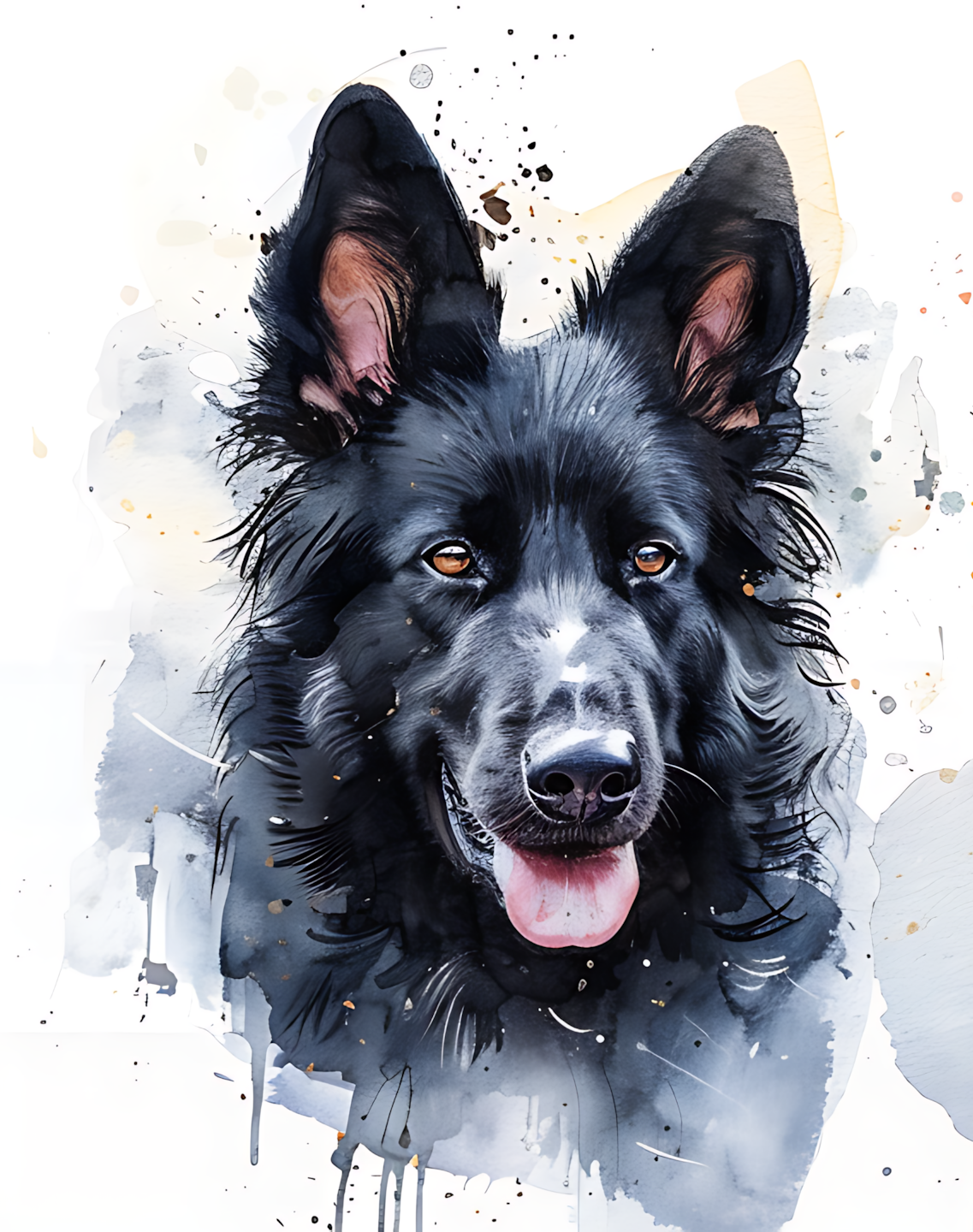 Brillenputztuch Vorlage Hund