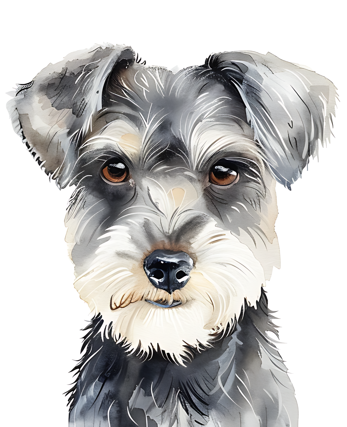 Brillenputztuch Vorlage Hund