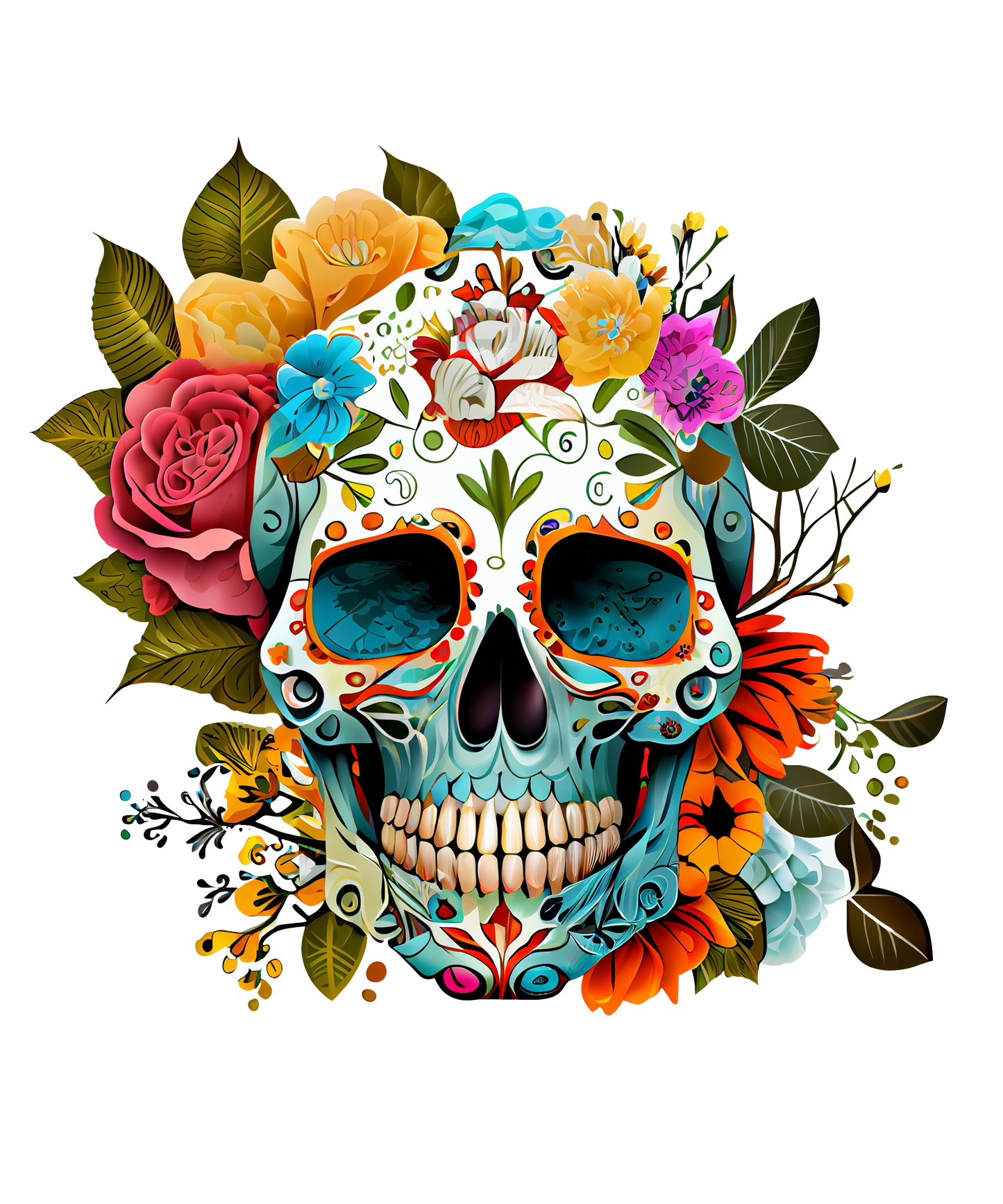 Brillenputztuch Vorlage Totenkopf