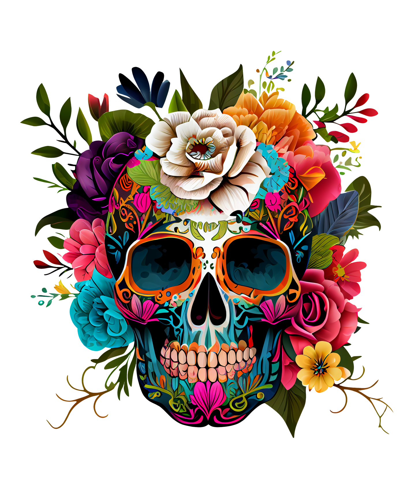 Brillenputztuch Vorlage Totenkopf