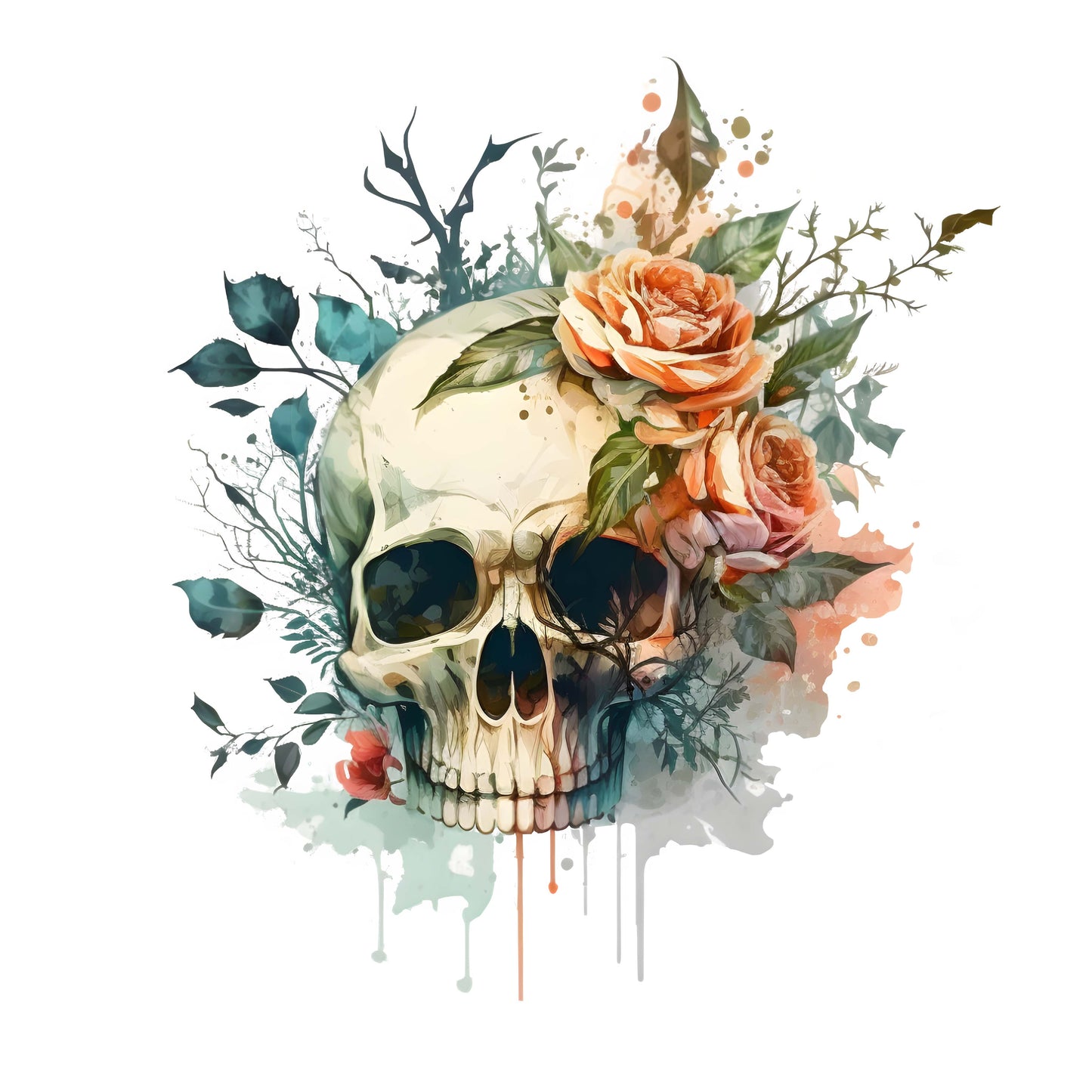 Brillenputztuch Vorlage Totenkopf