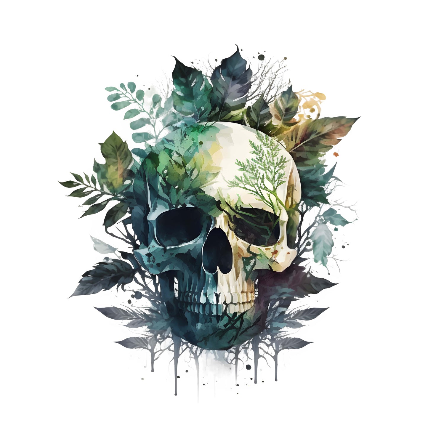 Brillenputztuch Vorlage Totenkopf