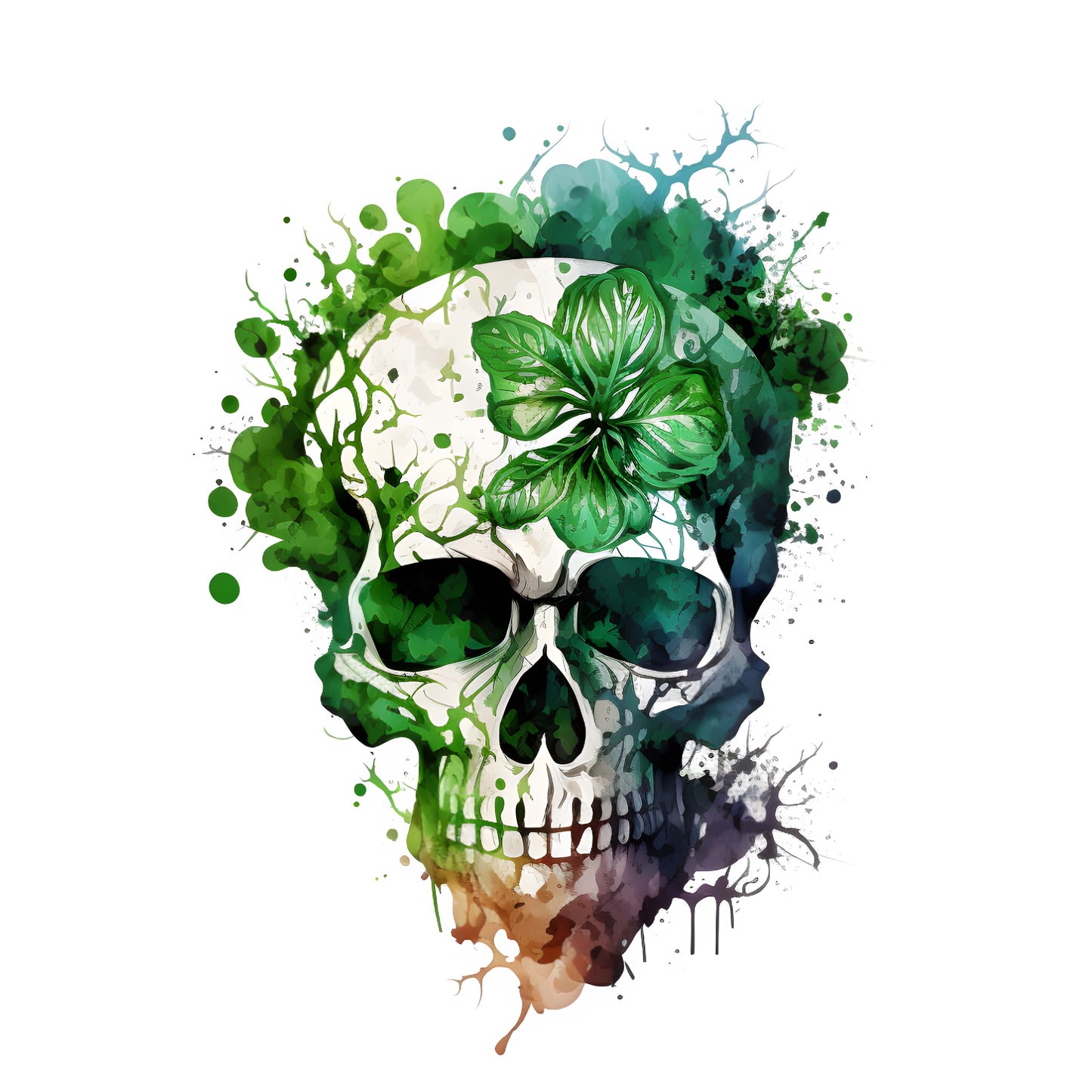 Brillenputztuch Vorlage Totenkopf