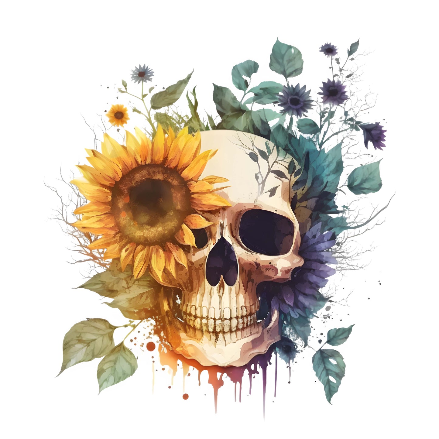 Brillenputztuch Vorlage Totenkopf