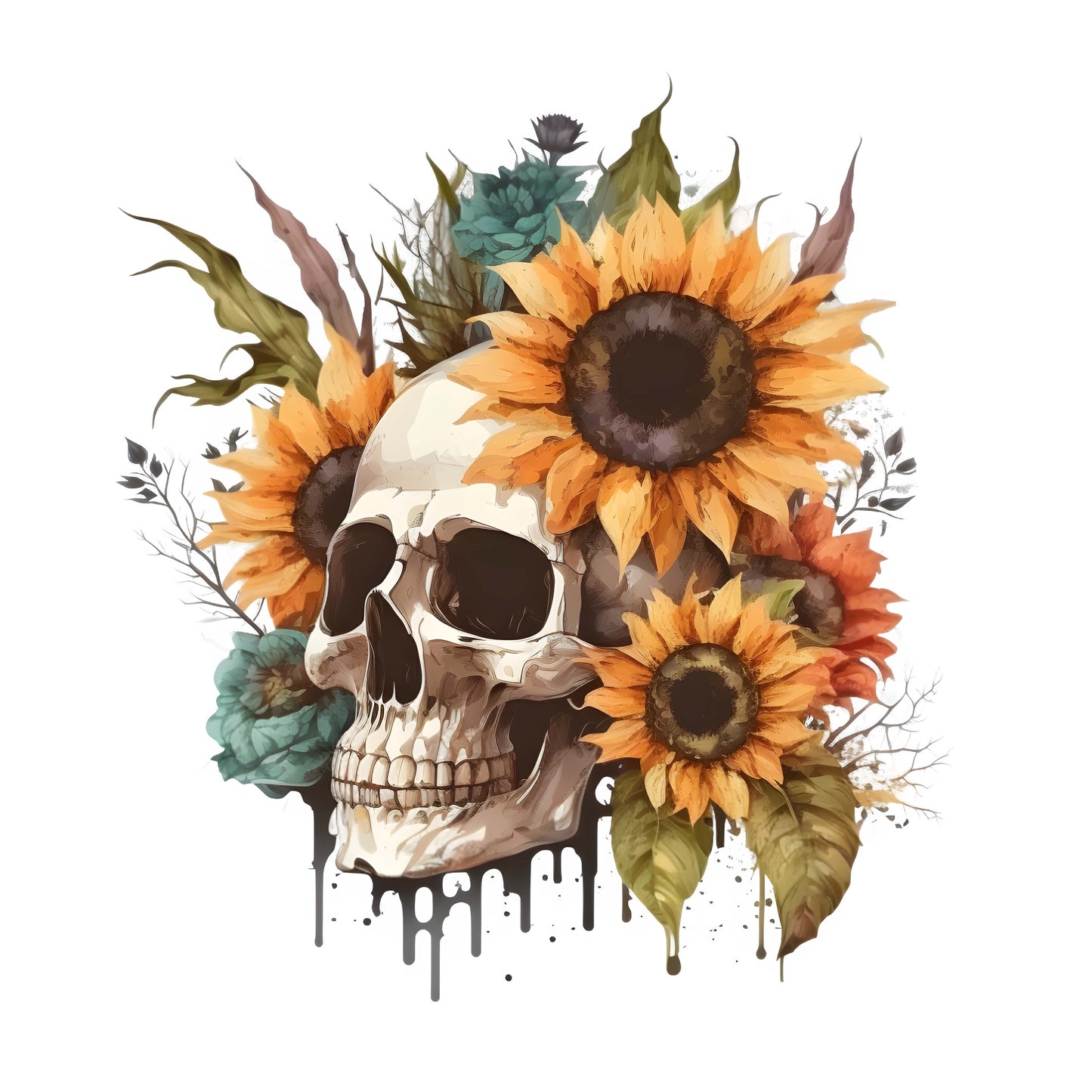 Brillenputztuch Vorlage Totenkopf